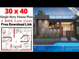 30x40 House Plan West Facing 30x40