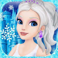 ice princess salon dress up fashion