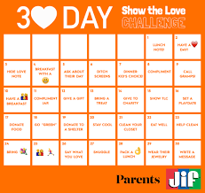 The 30 Day Show The Love Challenge Parents