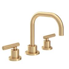 Bathroom fill your bathroom with captivating widespread bathroom from brushed gold bathroom faucet, image source: Symmons Modern 8 In Widespread 2 Handle Bathroom Faucet With Drain Assembly In Brushed Gold Slw 3512 Bbz 1 0 The Home Depot