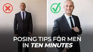 posing tips for men in ten minutes