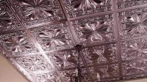 how to install tin ceiling tile