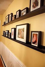 Gallery Wall Using Ikea Shelves And