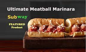 subway meatball marinara calories