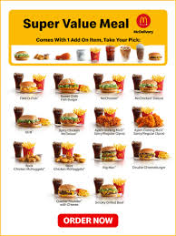 The price board hangs inside the mcdonald's usa first. Mcdonald S Malaysia Super Value Meals