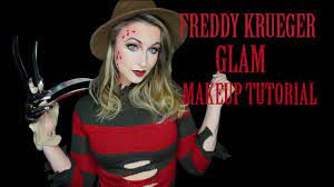 freddy krueger glam makeup tutorial