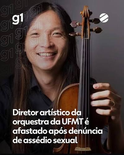 O diretor artístico da orquestra da UFMT Oliver Yatsugafu foi afastado das funções nessa quarta-feira (26) após ser denunciado por assédio sexual, em Cuiabá, de acordo com a direção do grupo. No