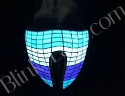 Face Mask Led Light Up Equalizer Mask Sound Activated Etsy