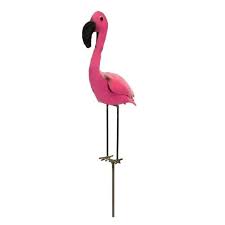 Rustic Arrow Flamingo On Stake Garden