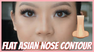 how to contour a flat asian nose you