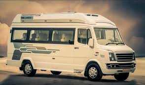 9 seater tempo traveller on in