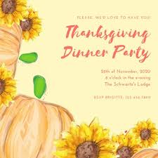 Customize 90 Thanksgiving Invitations Templates Online Canva