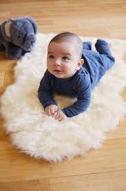 sheepskin baby rug overland