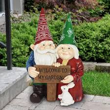 Sign Gnome Garden Statue 71844 Rs
