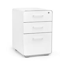 Before you resort to attacking your locked cabinet with tools, try this trick: White Stow 3 Drawer File Cabinet Poppin