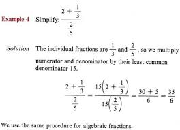 Simplify Add Or Subtract Fractions