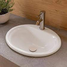 Bathroom Sink In White Abc802
