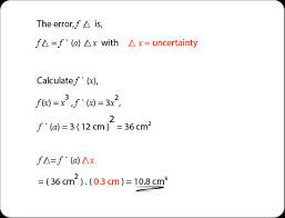 error with linear approximation