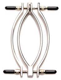 Pussy Tugger Adjustable Pussy Clamp With Leash - Silver - XR Brands Master  Series | I Adore Love