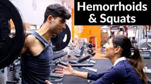 painful hemorrhoids with heavy squats