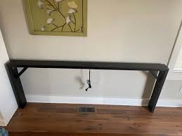 7d Narrow Wood Sofa Console Table