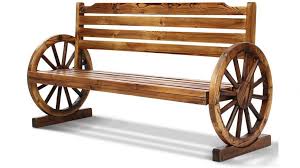 gardeon wooden wagon garden bench