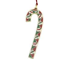 2023 Candy Cane Goldplate Ornament