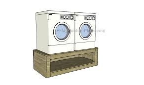Use 2x3s for one and 2x4s for the other. Washer Dryer Pedestal Plans Myoutdoorplans Free Woodworking Plans And Projects Diy Shed Wooden Playhouse Pergola Bbq