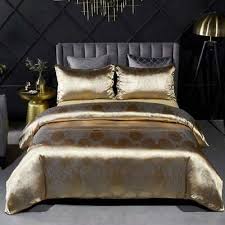 wedding luxury gold bedding sets
