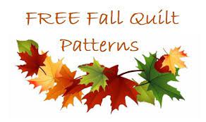 Free Fall Quilt Patterns