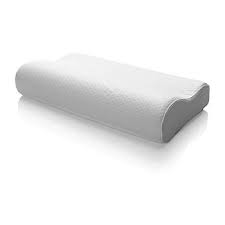 Tempur Pedic Neck Pillow Firm Feel Ergonomic Design Medium White