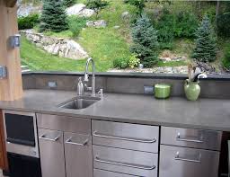 outdoor kitchen countertop materials