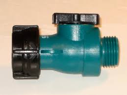 garden hose shut off valve full flow