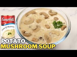 easy potato mushroom soup using
