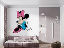 Minnie Mouse Wall Decal Cartoon Wall