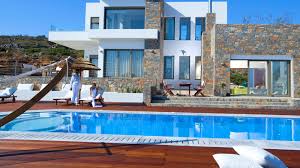 grece location vacances villa crete elounda