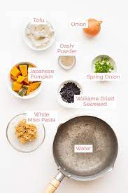 Miso Soup Recipe Ingredients gambar png