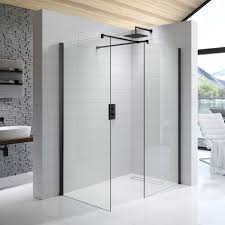 Related searches for walk in corner shower enclosure: Kudos Ultimate Black 8mm 1500mm X 700mm Complete Corner Walk In Shower Enclosure U8cp1570mbk