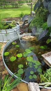 Water Features In The Garden Container