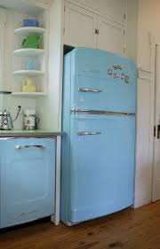 50's retro refrigerator and vintage