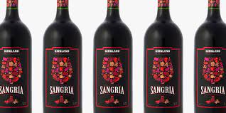 giant bottle of red sangria