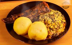 Pour in 5 cups of water and drain excess. African Food Revolution On Twitter Worldfooddayke Eba Moulded Garri Ofe Egusi Soup Fried Plantain With Ofada Rice With Ugu Telfaria Credit To Kiragungotho1 Https T Co Rnq7rsbf53