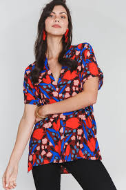 Classic Karlie Tunic Mod Floral New Arrivals The Blue