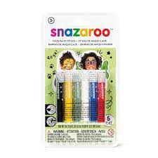 snazaroo face painting sticks set of 6