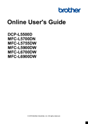 This universal printer driver for pcl works with a range of brother monochrome devices using pcl5e or pcl6 emulation. Brother Mfc L5755dw Manuals Manualslib