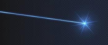 premium vector blue laser beam light