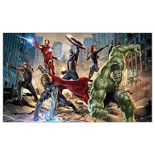 Avengers Full Size Wall Mural