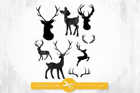 Reindeer Silhouette Svg Free Svg Cut Files Create Your Diy Projects Using Your Cricut Explore Silhouette And More The Free Cut Files Include Svg Dxf Eps And Png Files