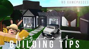 bloxburg beginner building tips no