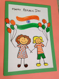 Handmade Greeting Card For Republic Day Independence Day
